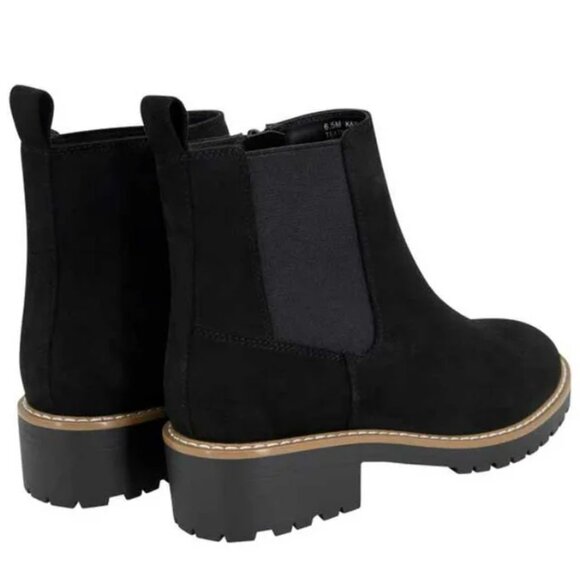 Kensie Kayla Ladies' Faux Suede Boot,  Size 6  - Black, Brand New in Box - Picture 4 of 4